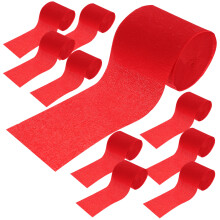 Birthday Party Streamers 10 Papieren Slinger Rood