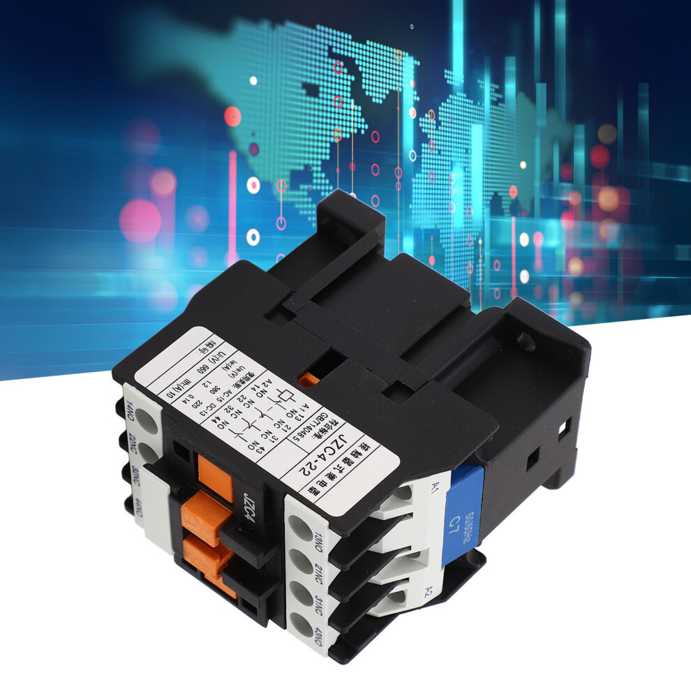 High Voltage 2 Poles Ac Contactor 3 Phase 220V 2No 2Nc Power Control 4131353855972