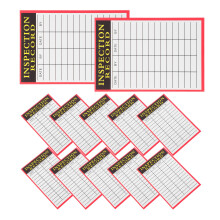 100 Papieren Registratiekaart 12,00X8,00X0,01 Cm Wit