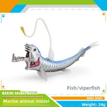 (Viper Fish )Pesce Volante Pvc Realistico Personaggi Animali Marini Modello per Bambini Giocattoli Educativi