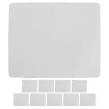 10St Stoff Untersetzer Mit Gummiboden Für Sublimation