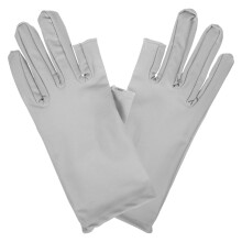 Atmungsaktive Halbfinger-Fahrhandschuhe Für Frauen Grau 1 Paar
