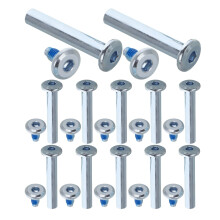 20 Sets Kinder Rollschuhzubehör Silber