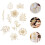Hollow Lace Papier Scrapbook Gold 10 9