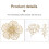 Hollow Lace Papier Scrapbook Gold 10 6