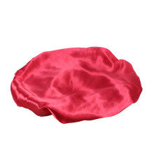 Hair Bonnet Zum Schlafen In Dunkelrot Einfaches Design 1Stück