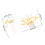 1 Set -Haar- Braut-Haar-Gabel Imitat- -Einsatz 2