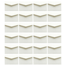 Paper Enveloppen Wit 200 4,45 X 3,15 X 0,04 Inch