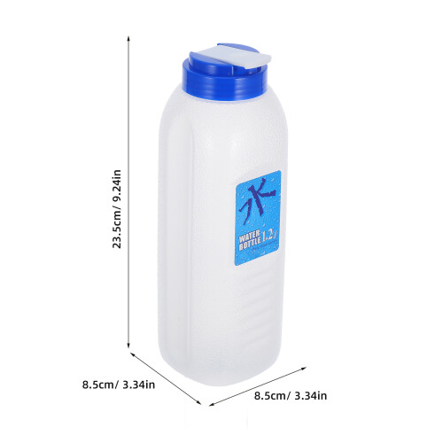Plastic Wasserkanne 1,2 L Mit Deckel Für Saft 1