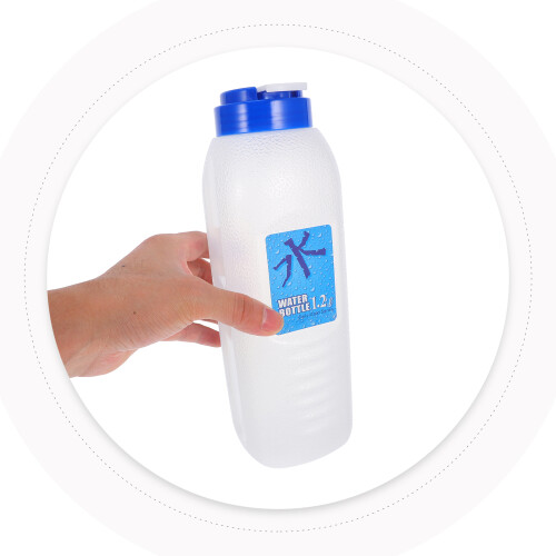 Plastic Wasserkanne 1,2 L Mit Deckel Für Saft 2
