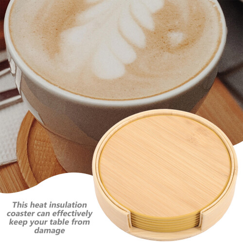 Cold Drinks Coaster Bambusmaserung 6 Für Hotels 1