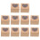 20St Herzförmige Kuchenverpackungsboxen Hellbraun 8