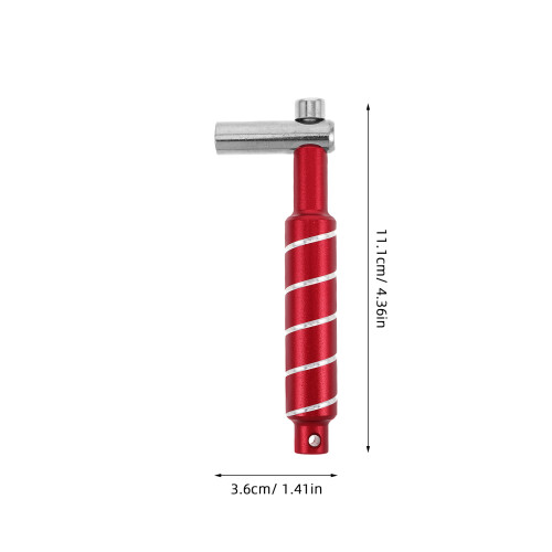 Drum Tuner Drum Key Tuner Drum Schlüssel Aluminium Rot 1