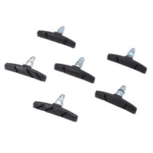 3 Paar Bremsbeläge Schwarz Für Mountainbike