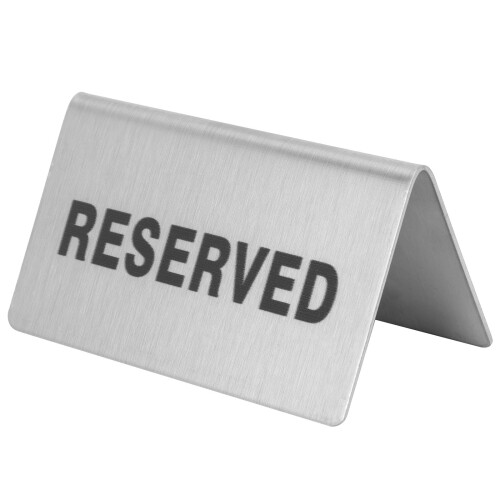Table Number Holder Silber 1 Stk 3,9x2,4 Zoll