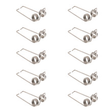 10 Wasserklappenfeder Tür Posaune Trompete Instrumente Silber
