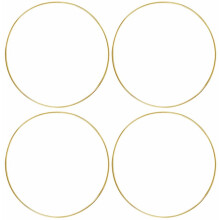 4Stk Windspiele Ring Macrame Reifen Metallhandwerk