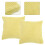 Sofa Kissenbezug Khaki Polyester 2er Set 3