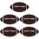 5Pcs Assorted Inflatable Rugby Toys PVC Material Durable 8