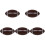 5Pcs Assorted Inflatable Rugby Toys PVC Material Durable 4