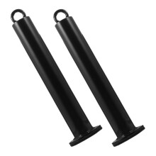 2 Zwart Rack Fitnessapparatuur 32,00x8,00x8,00 Cm