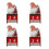 4Stk Holz Weihnachtskalender Blöcke Tischdekoration 6