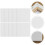 10St Praktische Schilderframes Voor Olieverf, Lichtgrijs Canvas 6