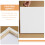 10St Praktische Schilderframes Voor Olieverf, Lichtgrijs Canvas 9