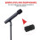 1Pack Mic Black ABS Materiaal Voor Accessoire Professioneel Ontwerp 6
