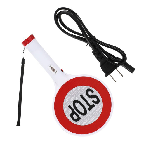1Set Warnschild Wiederaufladbar Für 2