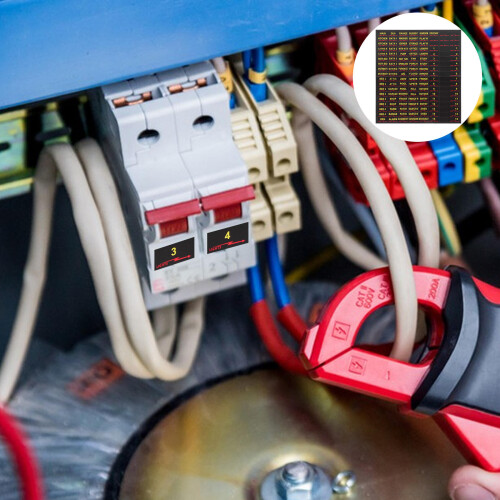 10 Absperrtafel Aufkleber Schaltpläne Elektrikbox 1