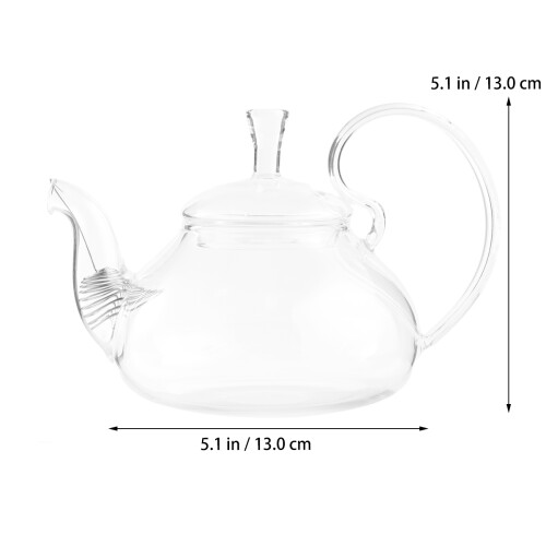 Transparenter 600 Ml Mit Erhöhtem Griff Für Kräutertee 1