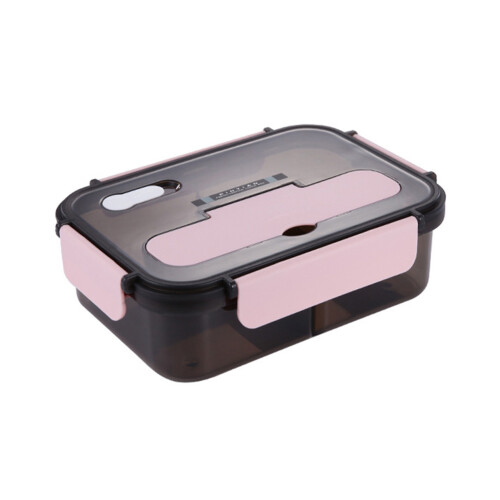 Mlins Rosa Kunststoff Lunchbox Mit Silikonring 1500 Ml 2