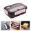 Mlins Rosa Kunststoff Lunchbox Mit Silikonring 1500 Ml 4