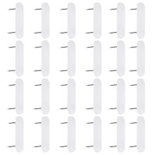 100St Witte Meubelnagels Vloerbeschermer Op Plastic En Metaal