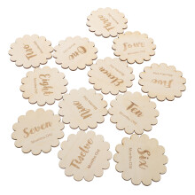 1 Set Baby Karten Holz Wachstumstracker