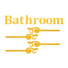 Badezimmer Schilder 1 Satz Deko