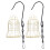 2Pack Eisen Futterstation Glockenförmig Für Außen 1