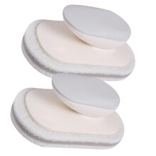 2Pack Topfwaschbürste Grau Mit Ergonomischem Für Geschirr