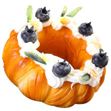 4Stk. Falsche Donut Vitrine Anzeige Künstliches Dessert Modell