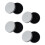 4 Sets Box Make-up Aktivkohle Scheuerschwamm 7