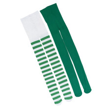 2Stk Day Strümpfe Mit St. Patrick's Oberschenkelsocken Grün