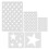 5 Stuks Nummer Sjabloon Pentagram 11