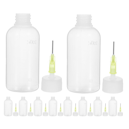 12 Squeeze Flessen Applicator Plastic Dispenser Voor Lijm