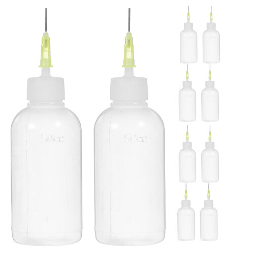 12 Squeeze Flessen Applicator Plastic Dispenser Voor Lijm 2