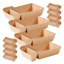 50St Papier Snack Box Für Veranstaltungen 7,1x3,3x1,4 Zoll
