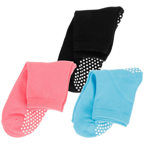 Non Skid Baumwollsocken Sortierte Farben 3 Paare 2