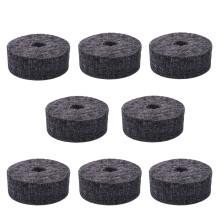 8PiĂšces Rondelles Feutre Accessoires Pour Sangles Et Cymbales Gris