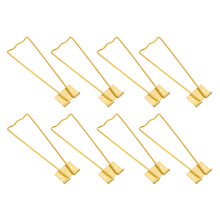 8Stk Bilderrahmenständer In Gold Für Einfaches Design Zur Heimnutzung
