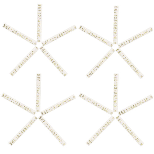 5 Sets Schmuck Display Preisschild 100 Für Einzelhandel 2